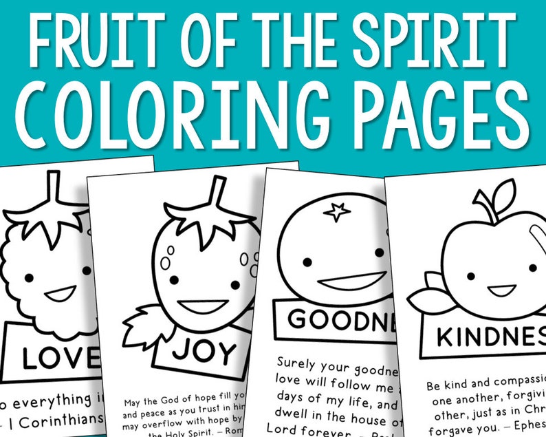Fruits Of The Spirit Bible Story For Preschoolers at Aidan Zichy ...
