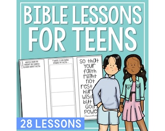 Lecciones bíblicas para adolescentes / Actividades cristianas para la educación en casa / Materiales imprimibles para la escuela dominical de grupos juveniles / Planes de lecciones para la iglesia