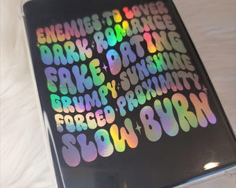 Foiled Kindle Einlage, Romance Tropes Wavy, 2018/19 10th Gen, Paperwhite 11th Gen, 2022 Basic