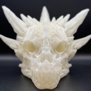 Crystal Dragon Skull