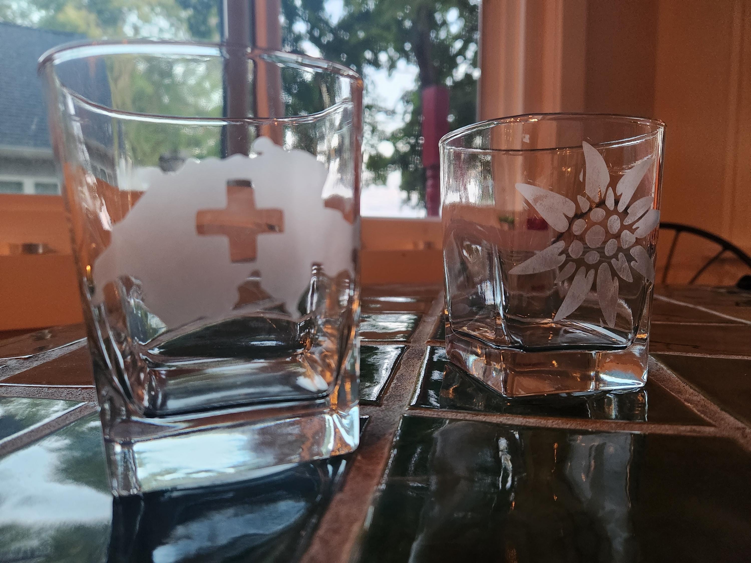 Swiss shot glasses - Etsy 日本