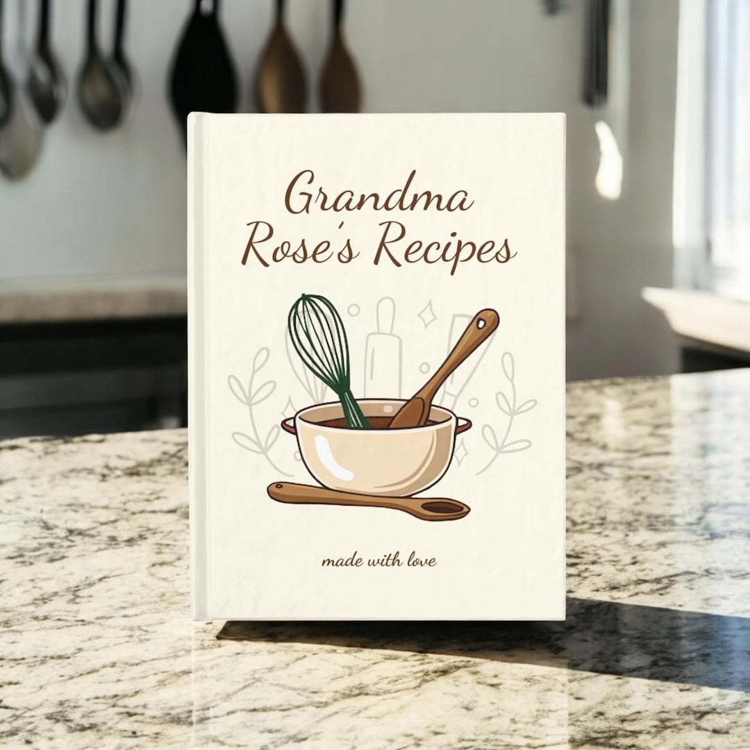 Personalized Name Recipe Book | Custom Cookbook | Family Cook Book ...
