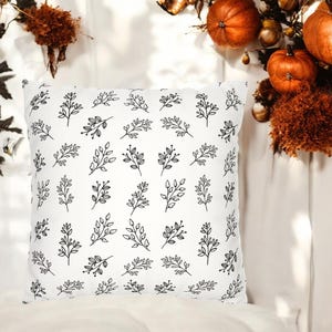 Herbstlaub Akzent Kissen und Kissenbezug, Herbst Dekokissen mit dekorativem quadratischem Kissenbezug, Couchkissen und Bezug Einweihungsgeschenk