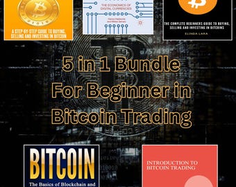 5in1-bundel: bitcoin-beginner, meer dan bitcoin, e-books voor beginners in het handelen in bitcoin