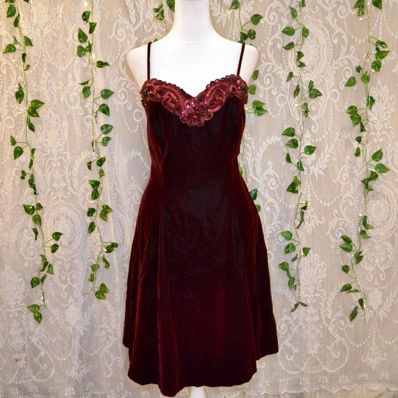 burgundy vampire dress Vampire dress