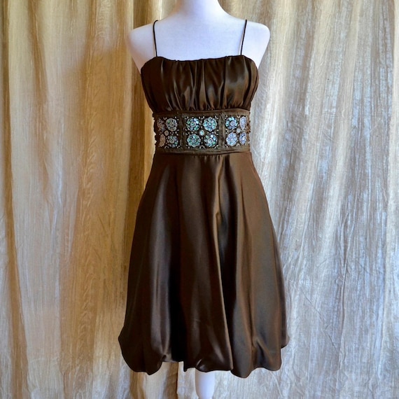 Vintage 90s Sequin Mini Dress: Brown Fairy Grunge Prom Dress - Etsy Israel Vintage 90s Sequin Mini Dress: Brown Fairy Grunge Prom Dress - Etsy Israel