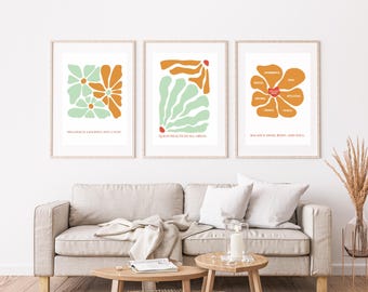 Minimalist Mental Health Poster: Nature Wall Art (Digital Printable)