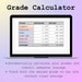 Student Assignment Tracker and Grade Calculator (google Sheets ...