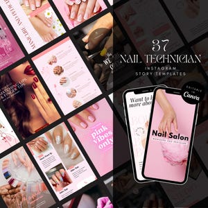 Nail Tech Instagram Post Templates Nail Artist Instagram Post Beauty Instagram Social Media Post, Nail Artist Template Nail Technician Post