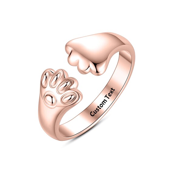 Anillos de abrazo grabados Anillos para hombres que lo tienen todo Anillos para ninas Personas que