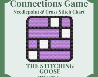 Connection Game Needlepoint and Cross Stitch Chart