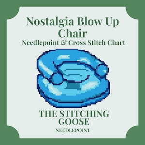 Schemat haftu krzyżykowego i igłowego „Nostalgia Blow Up Chair”