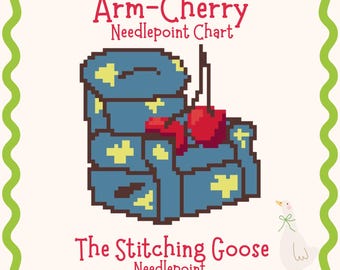 Arm Cherry Needlepoint Chart