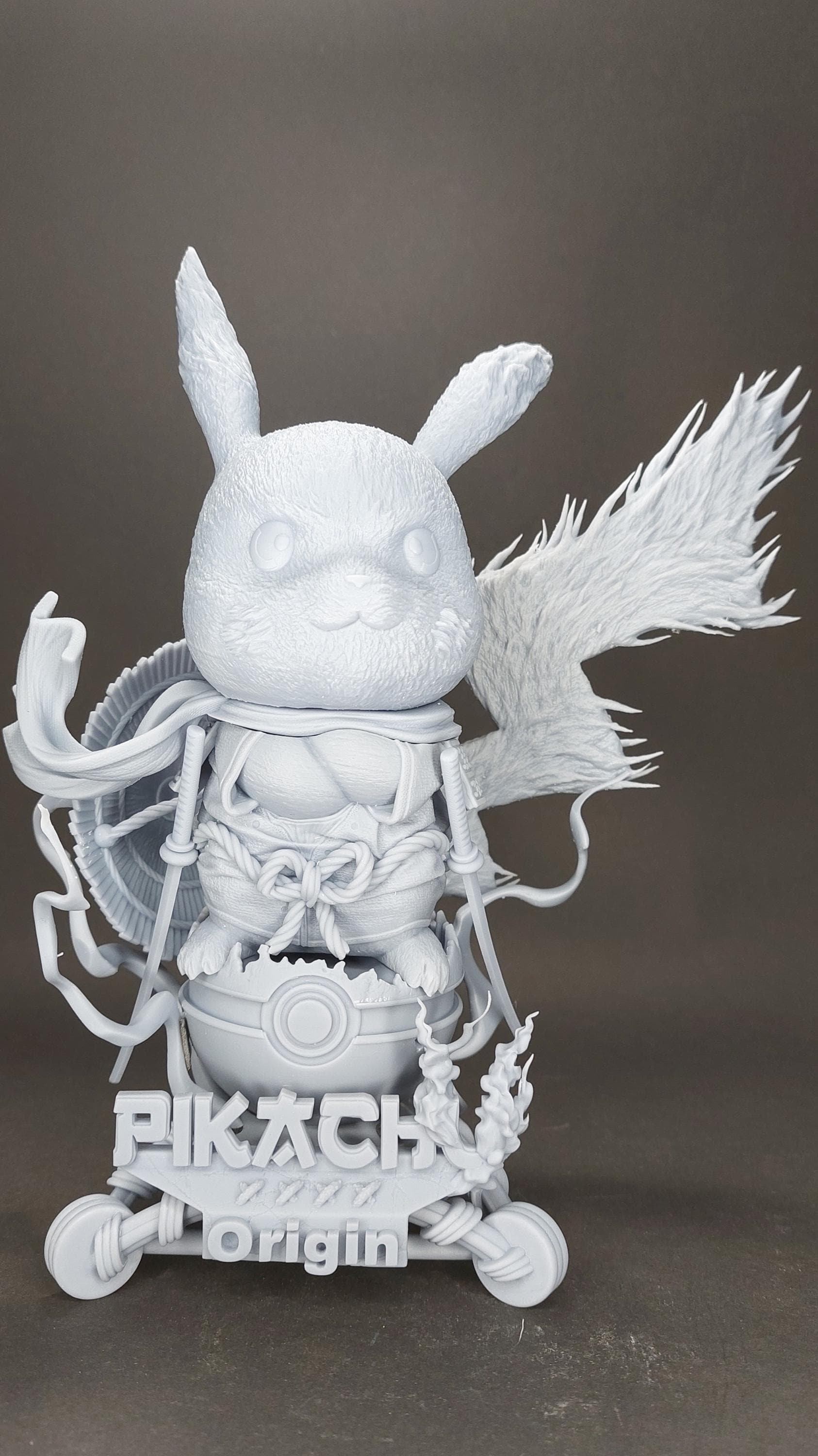 Grande Statue Pikachu En Résine - Figurine XL Collection