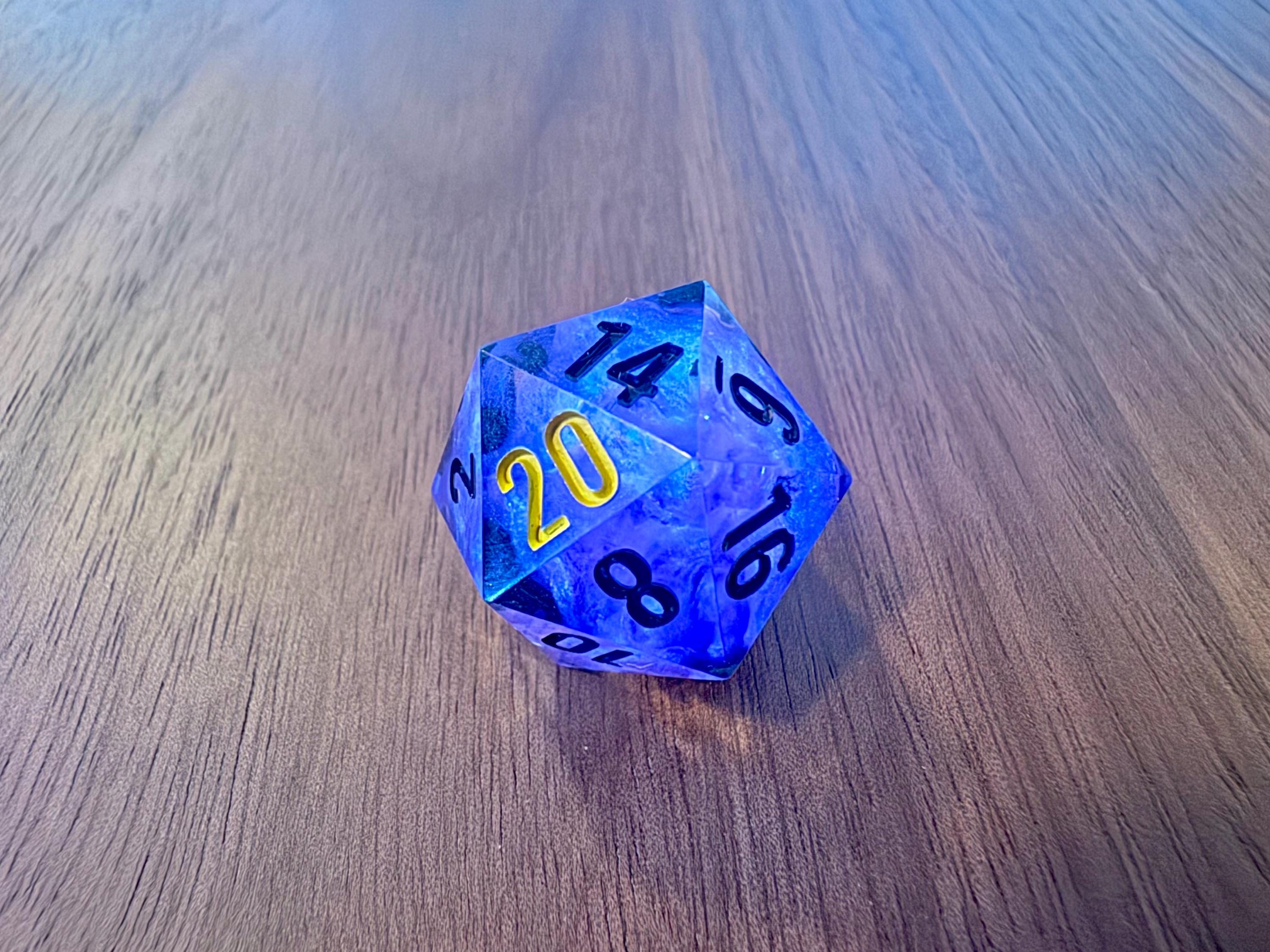 Soul Fire- Single D20 Die for TTRPGs