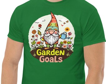 Garden Goals Gnome Graphic T-Shirt