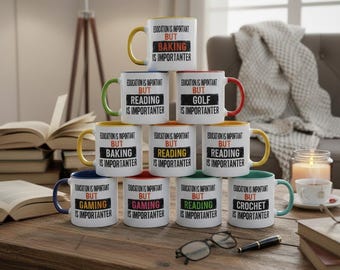 Funny "Importanter" Teacher Appreciation Mug – Custom Hobby or Subject Gift - 2 Sizes/10 Colours
