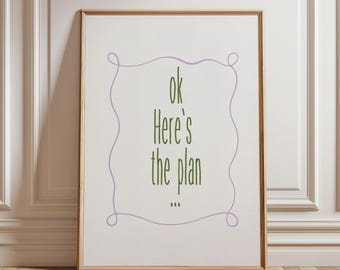 Homebody quote poster printable No plan cozy digital wall art aesthetic home decor for introvert funny and trendy art print