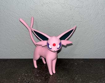 Modelo 3D multicolor de Espeon