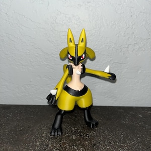 Shiny Lucario Multi-Colored 3D Model