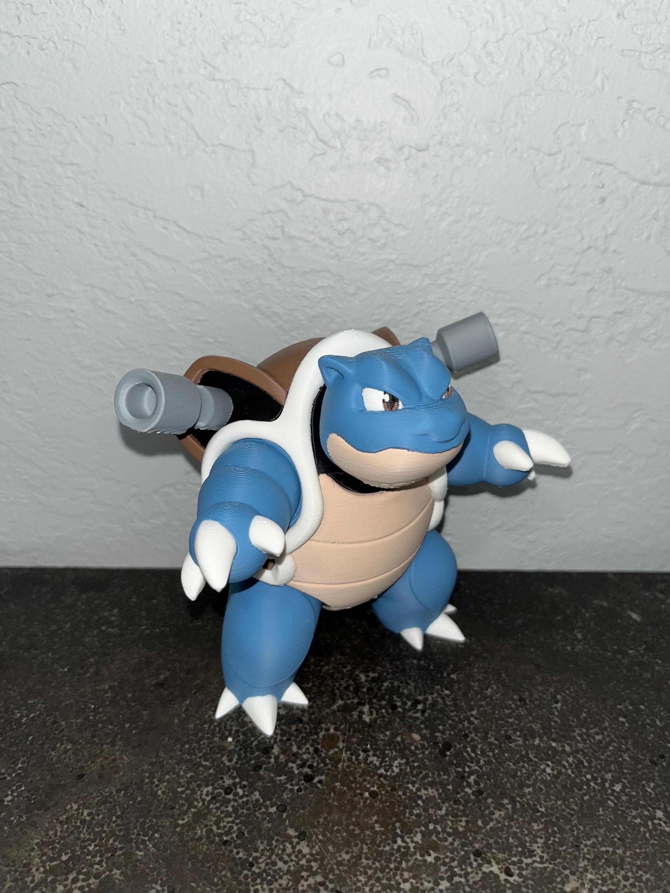 Blastoise Multi-colored 3D Model - Etsy
