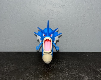 Wielokolorowy model 3D Gyaradosa