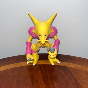Glänzendes mehrfarbiges 3D-Modell von Alakazam