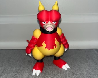 Magmar Multi-Colored 3D Model