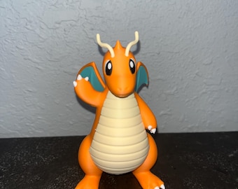 Veelkleurig 3D-model Dragonite
