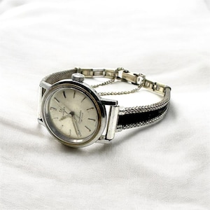 Vintage Omega Seamaster De Ville Women’s Watch – Cal. 630 Manual – Ref. 535.002 – 10k White Gold-Filled & Stainless – Serviced Jan 2025