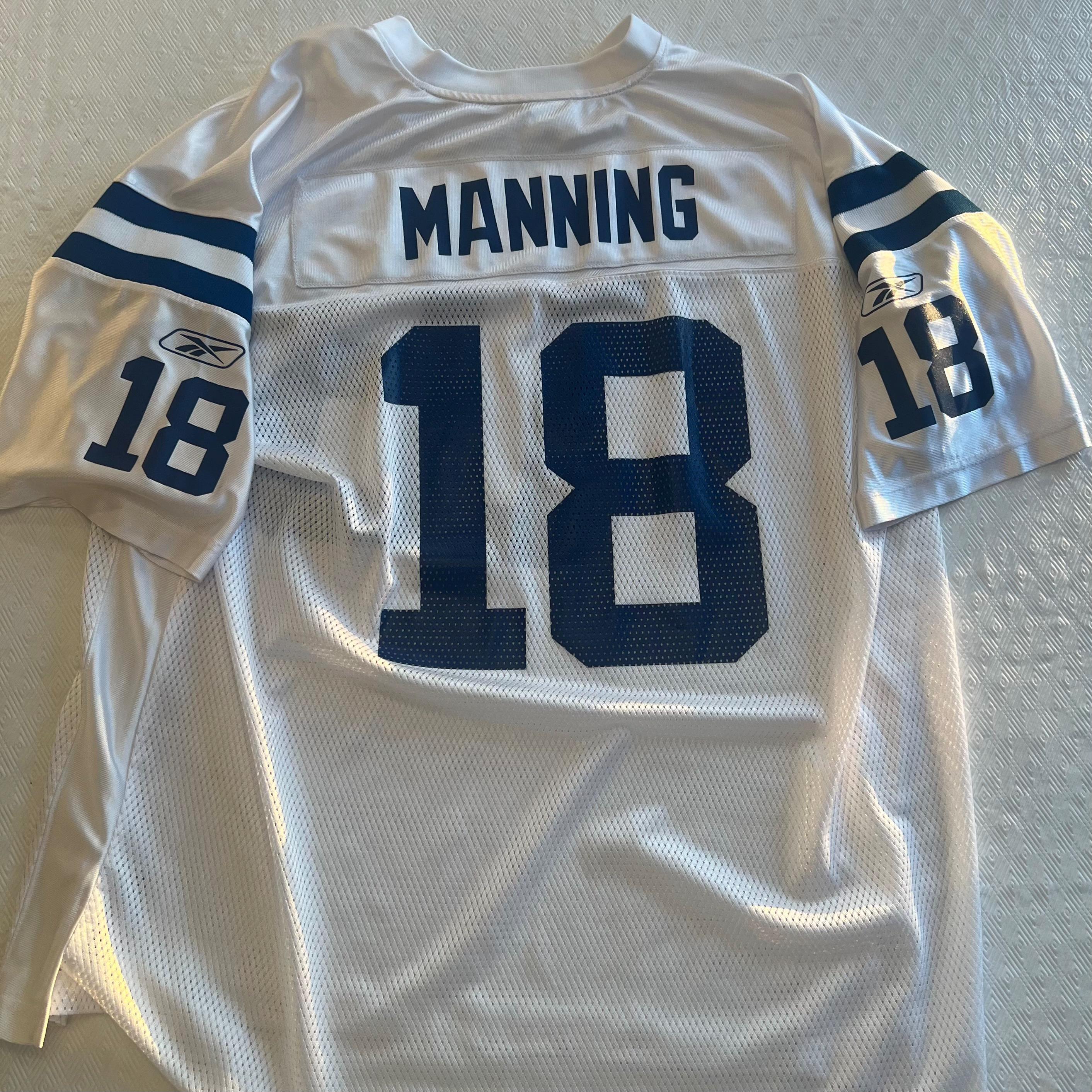 Vintage Peyton Manning 18 Colts Reebok on Field Jersey-xxl Peyton