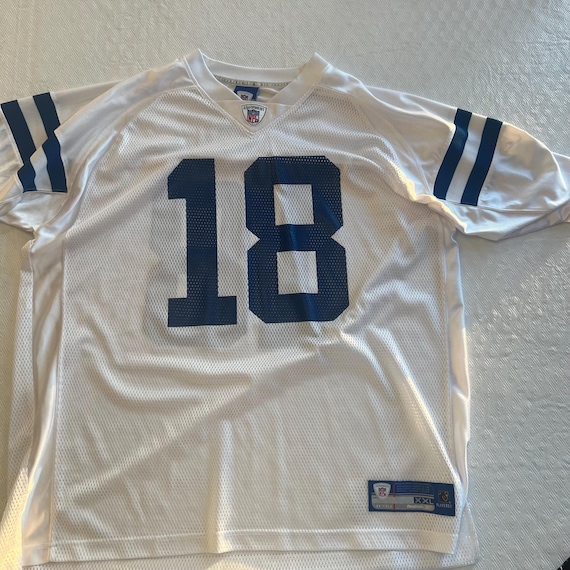 Vintage Peyton Manning 18 Colts Reebok on Field Jersey-xxl Peyton