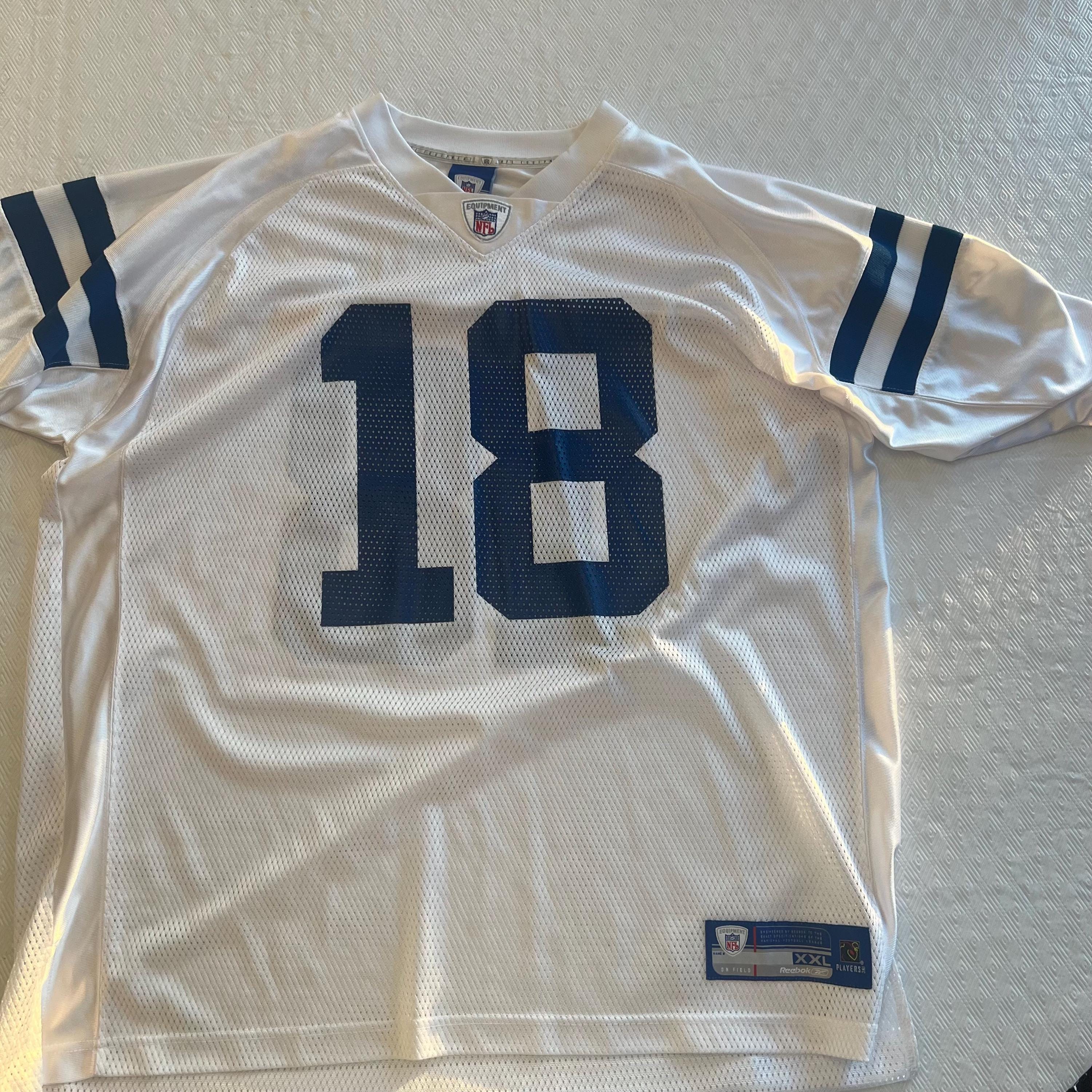 Vintage Peyton Manning 18 Colts Reebok on Field Jersey-xxl Peyton