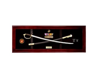 Sword display Case  with an LED light