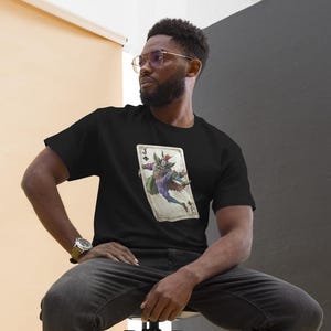 T-shirt " Carte Joker " - Verso Imprimé de face