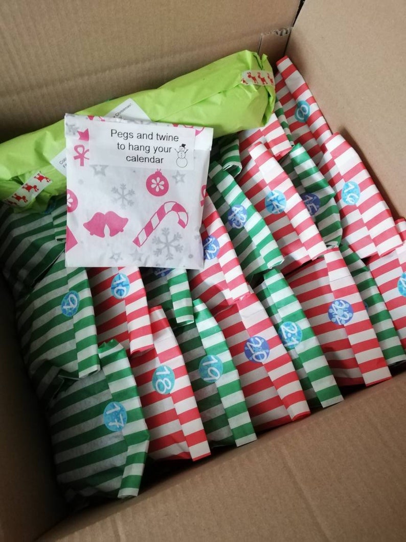 Yarn Advent Calendar 24 or 12 Days of Christmas Advent Etsy