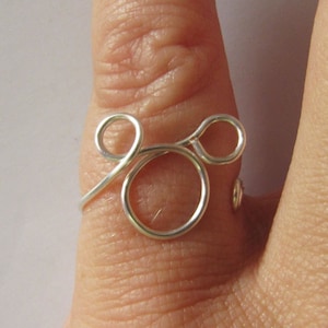 Mickey Mouse Wire Ring / Mickey Mouse Ring / Disney Inspired  / Wire Ring / Wire Wrapped / Personalized Color / Adjustable
