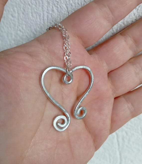 Collier porte bague, pendentif coeur, personnalisé, collier porte