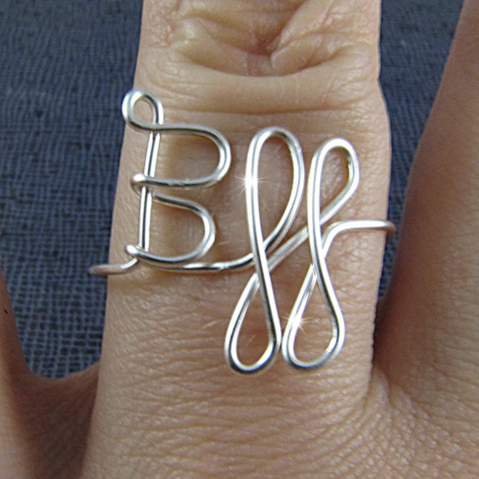 BFF Ring / Best Friends Forever / Personalized Color / Etsy