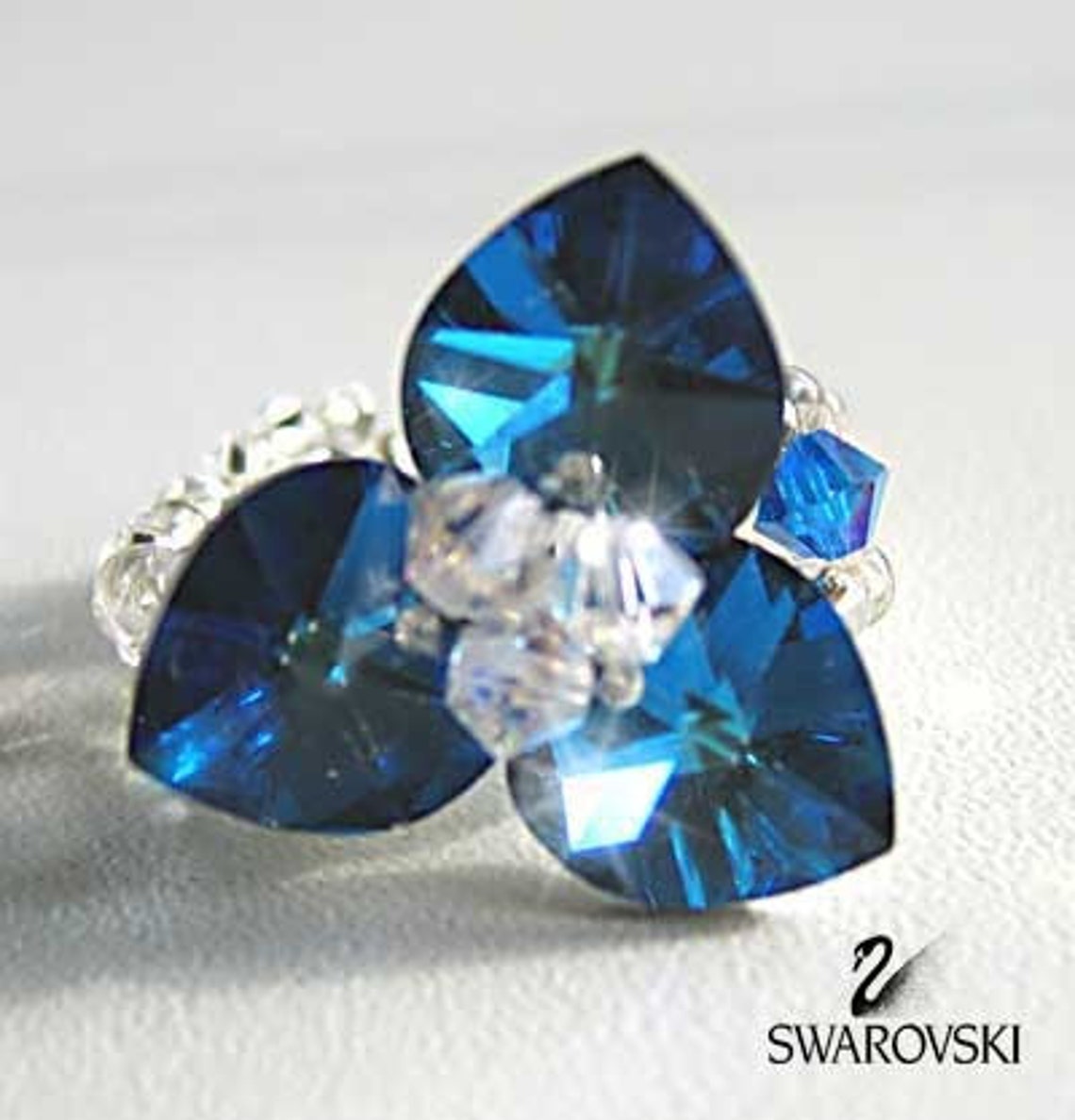 Tutorial and Instruction How to Make a Swarovski Ring 3 Etsy