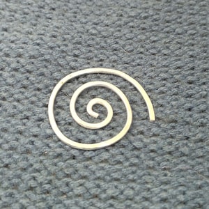 Spiral, Shawl Pin, Scarf Pin, Sweater Clip, Fastener, Silver Pin, Screw, Sweater Brooch, Shrug Fastener, Women, Knitting Accessories