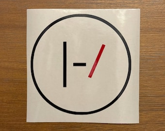 Blurryface Twenty One Pilots Logo Window Vinyl Decal