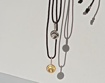 2026 Good Luck Charm Necklace, Sterling Silver Gold Eye Talisman