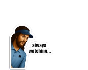 Sports Medicine Athletic Trainer Jesus Always Watching Stickers