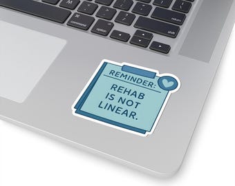 Motivational Vinyl Stickers, Empowerment Stickers, Recovery Reminder for Athletic Trainers and Athletes