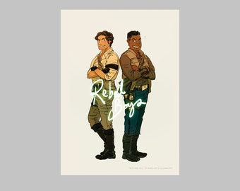 Rebel Boys! A5 Print