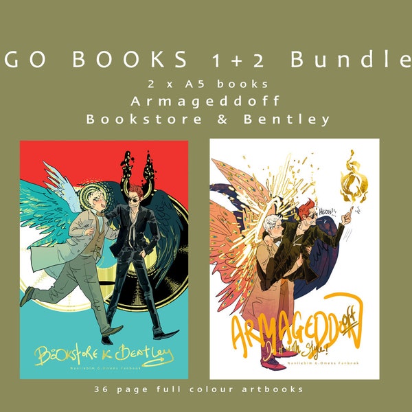 Bookstore and Armageddoff -GO zine bundle (Book 1+2)