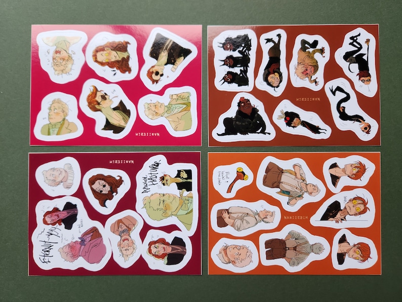 4 Go a5 sized sticker sheets image 2