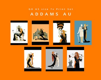 GO ADDAMS A5 Print set