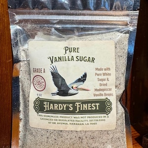 Madagascar Vanilla Sugar 4 oz